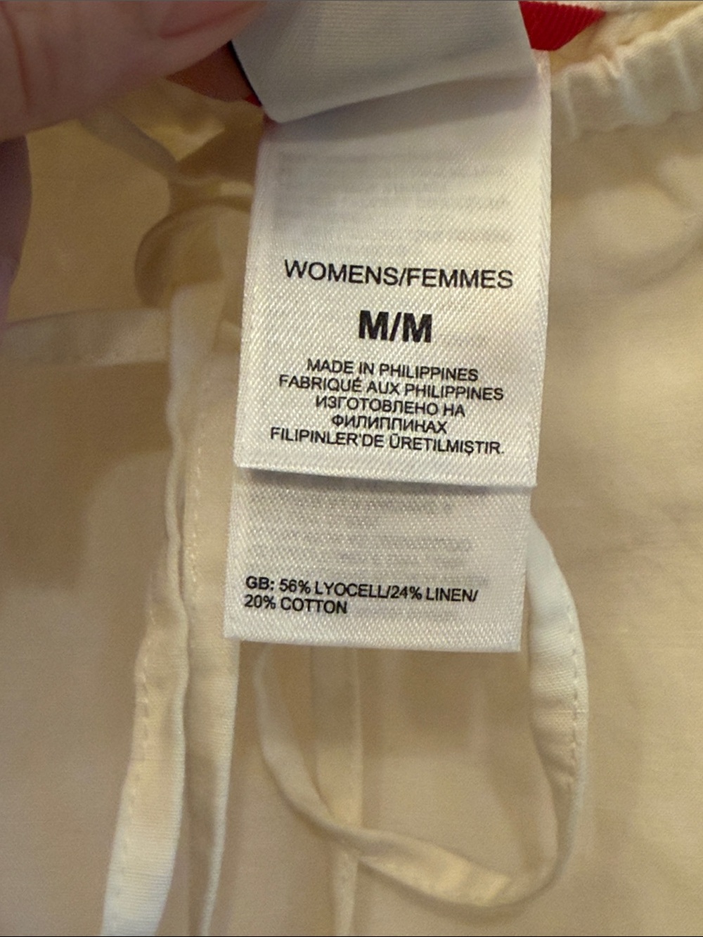 The North Face Women's White Ruffled-Hem Lace Detail Midi Skirt Linen Blend M - Picture 7 of 13